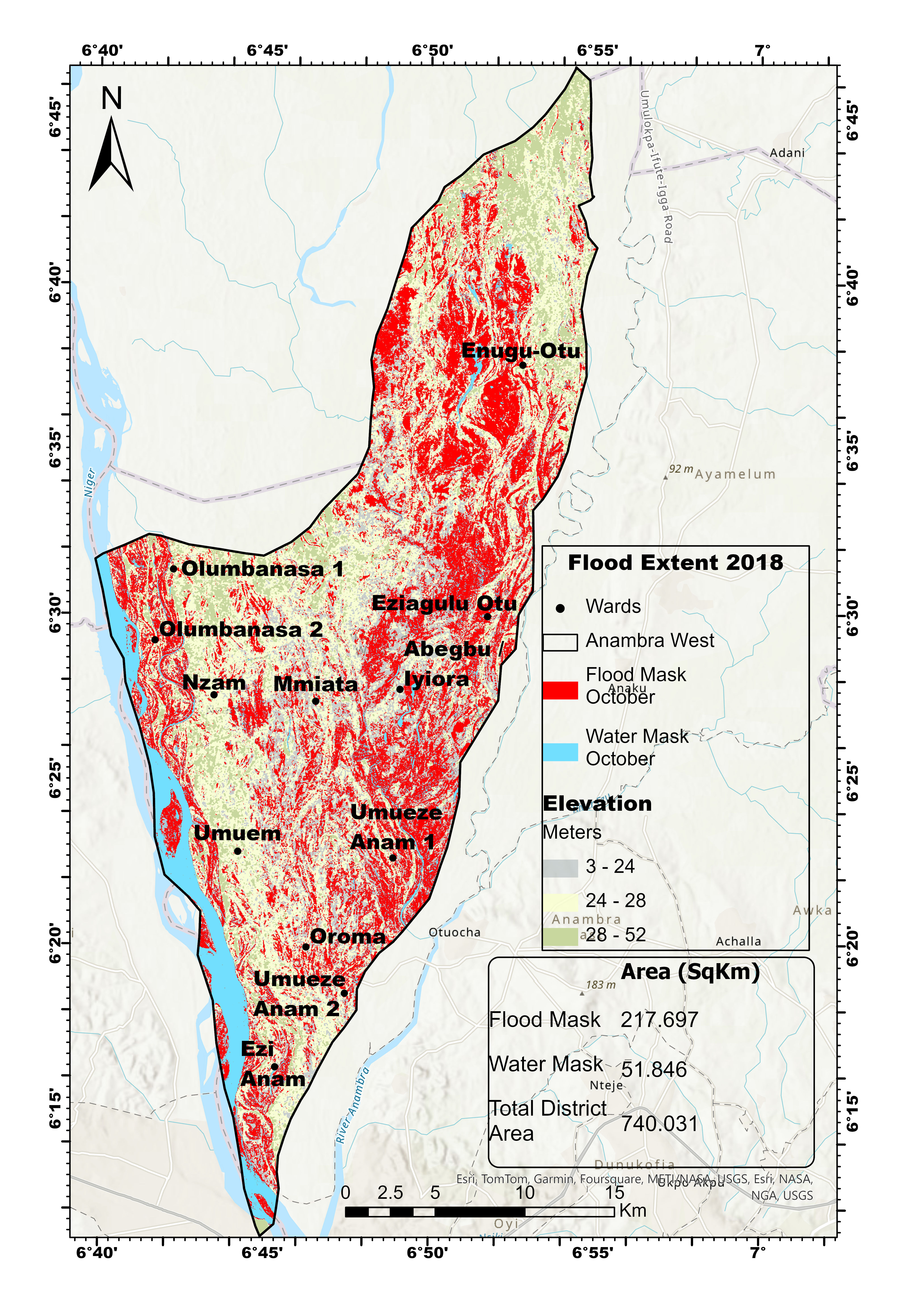 Flood Extent 2018 — Anambra West