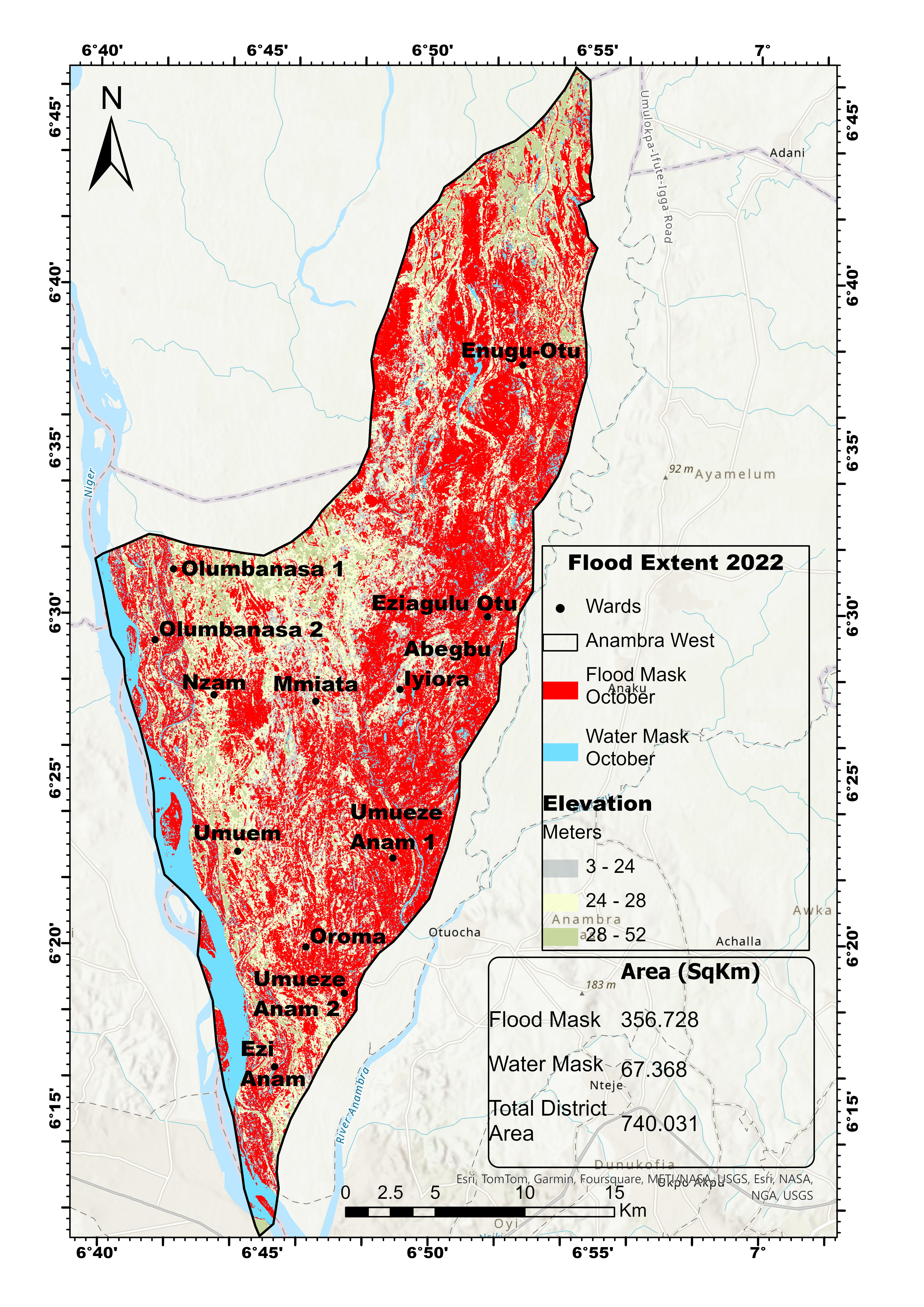 Flood Extent 2022 — Anambra West