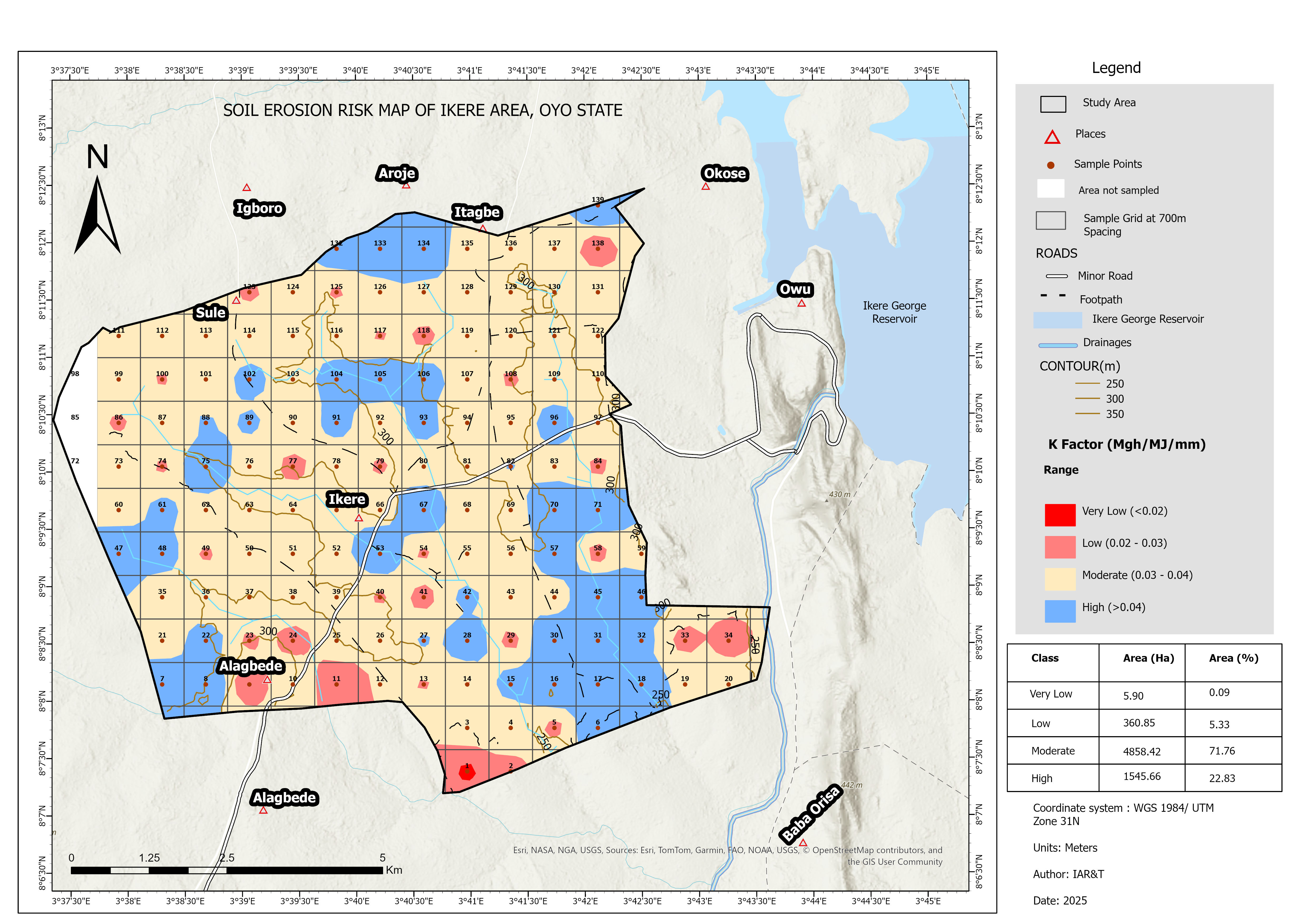 Soil Erosion Risk Map