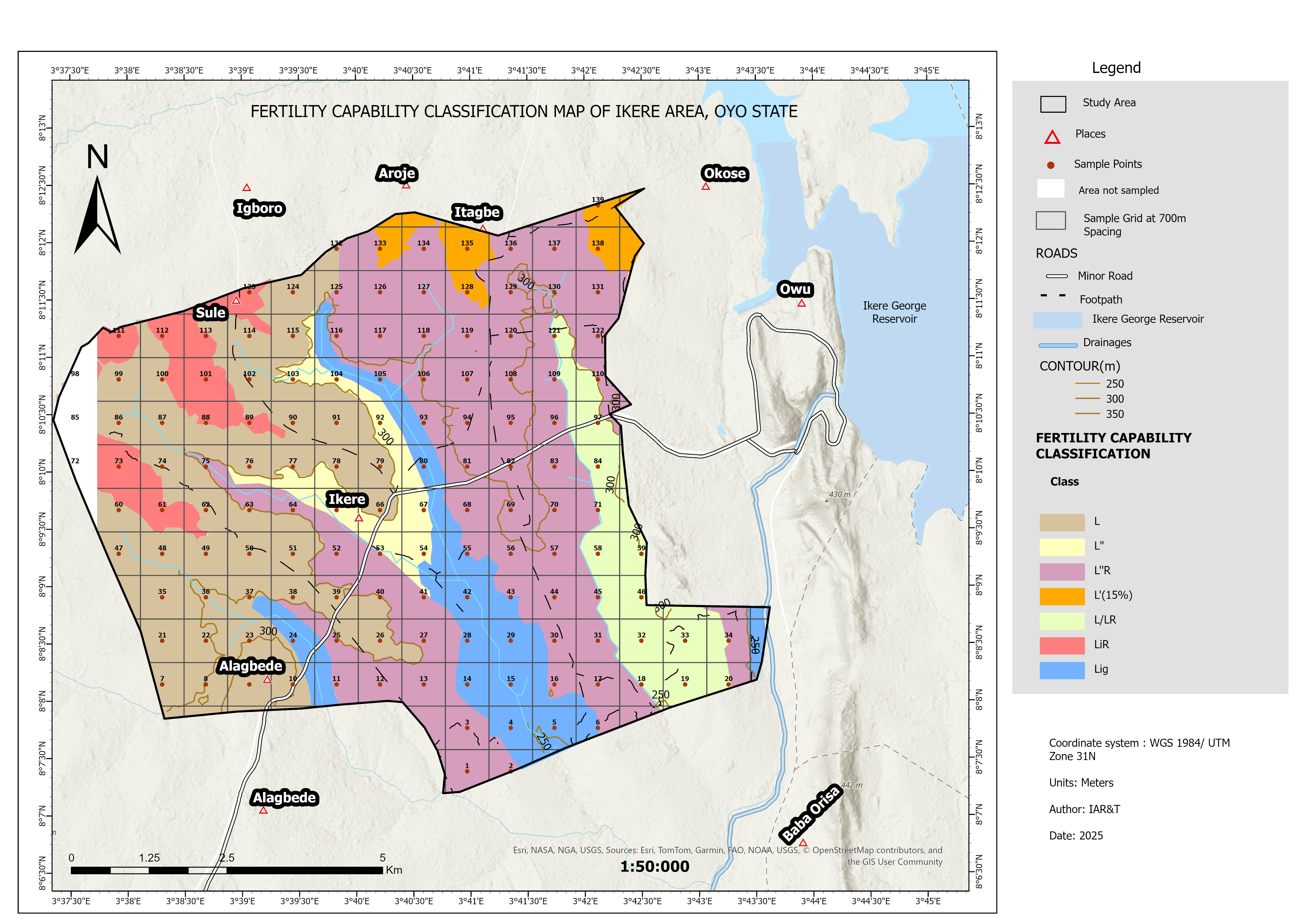Fertility Capability Classification Map