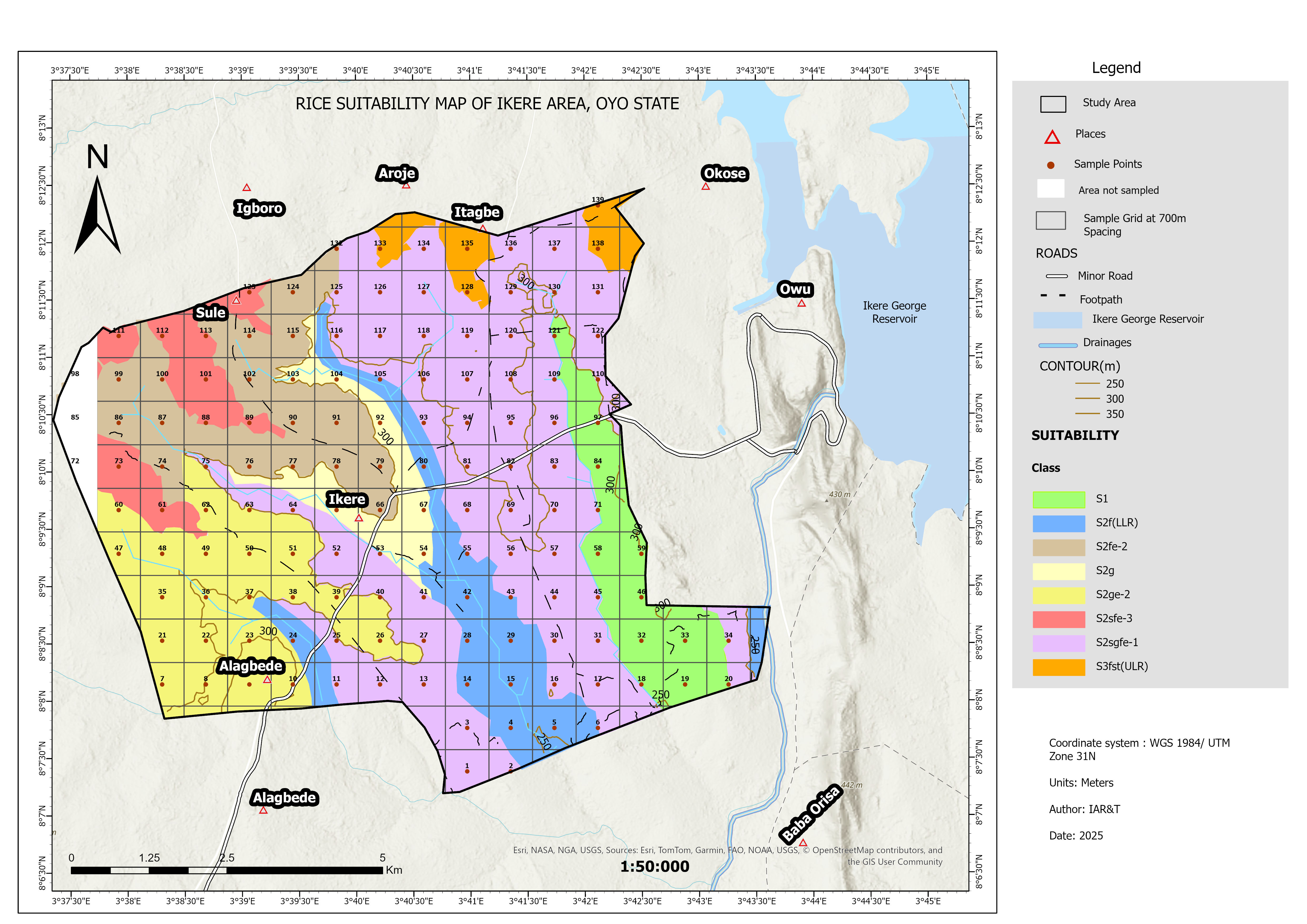 Rice Suitability Map